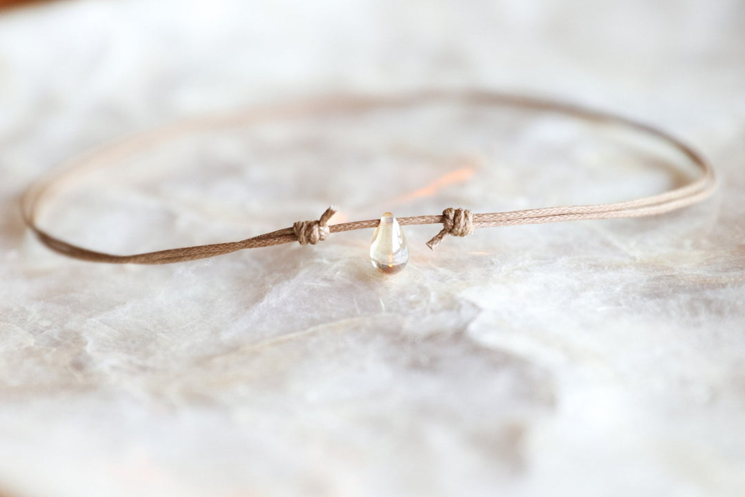 Dainty Teardrop Choker Necklace - SAME SUN CO