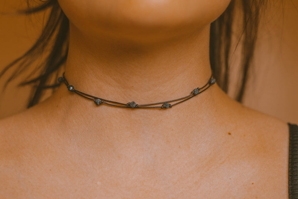 Double Layered Beaded Choker - SAME SUN CO