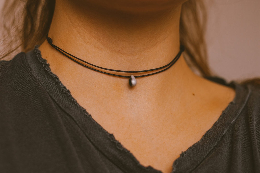 Grunge Layered Black Choker - SAME SUN CO