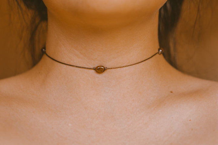 Hippie Tigers Eye Necklace - SAME SUN CO