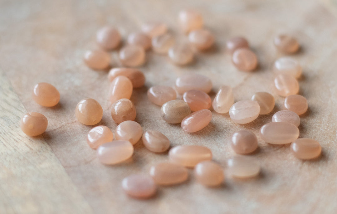 Peach Moonstone Necklace