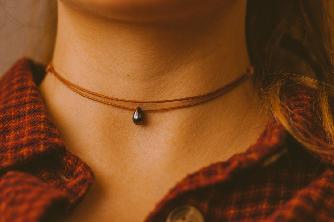 Indie Teardrop Layered Choker Necklace - SAME SUN CO