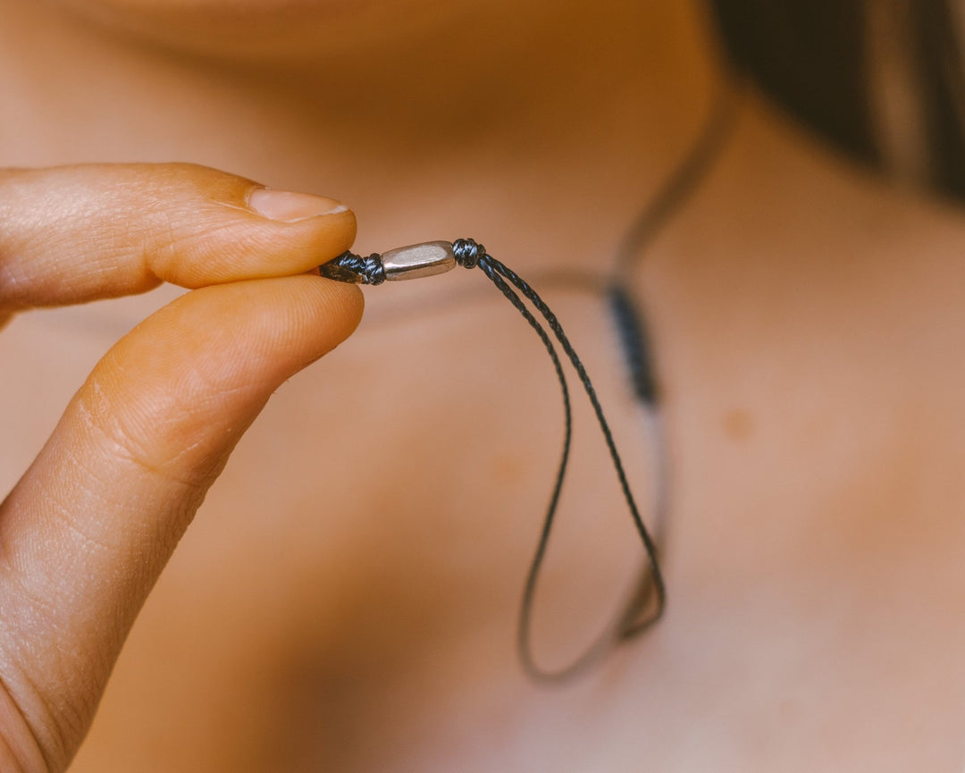 Indigo Blue Teardrop Choker - SAME SUN CO