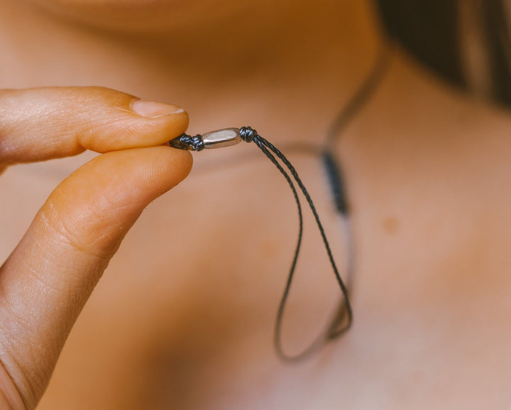 Indigo Blue Teardrop Choker - SAME SUN CO