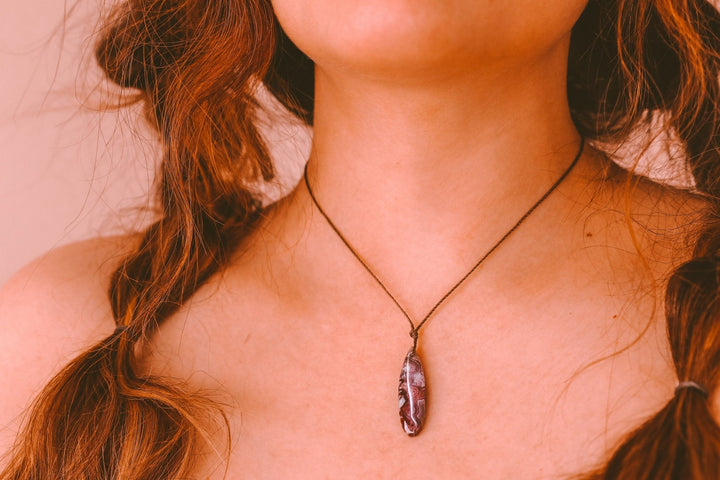 Laguna Lace Agate Necklace - SAME SUN CO