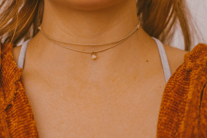 Layered Teardrop Choker - SAME SUN CO