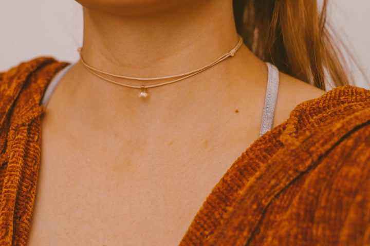 Layered Teardrop Choker - SAME SUN CO