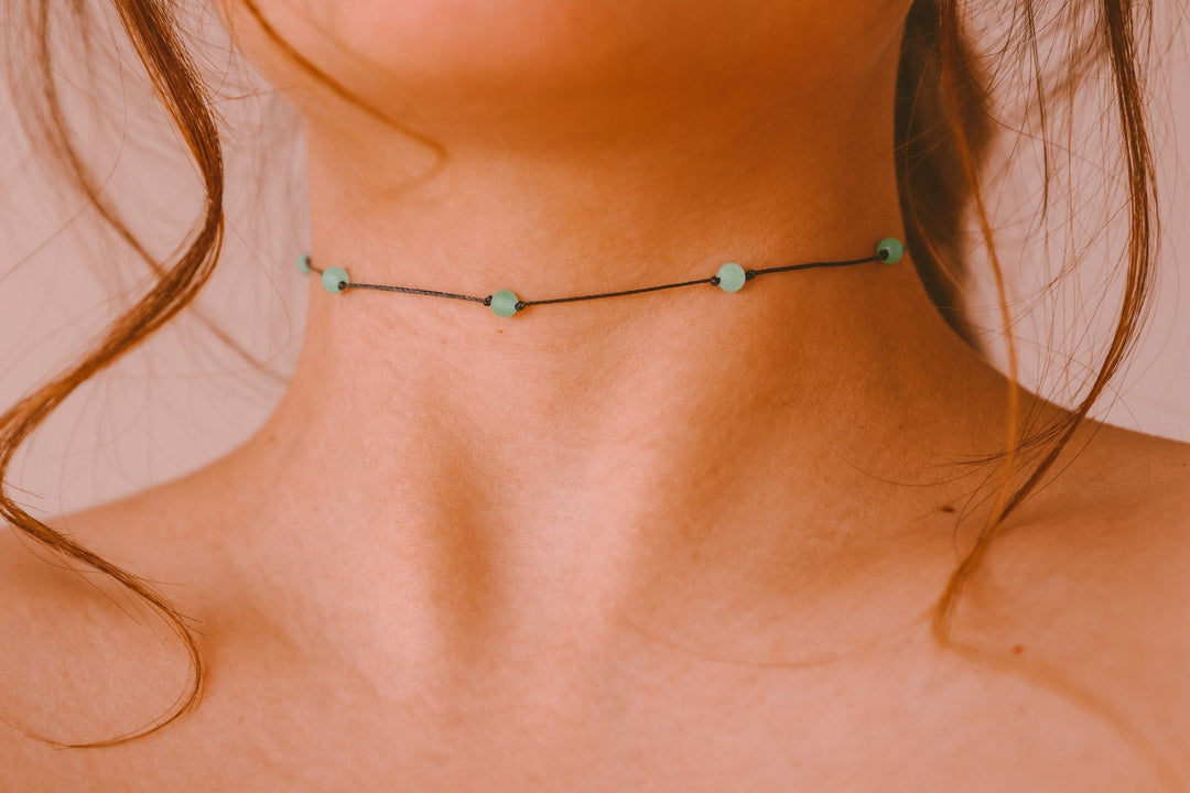 Mermaid Green Aventurine Choker - SAME SUN CO