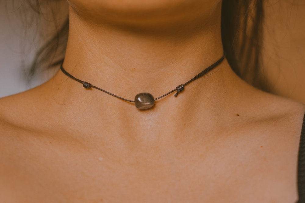 Minimalist Moonstone Necklace - SAME SUN CO