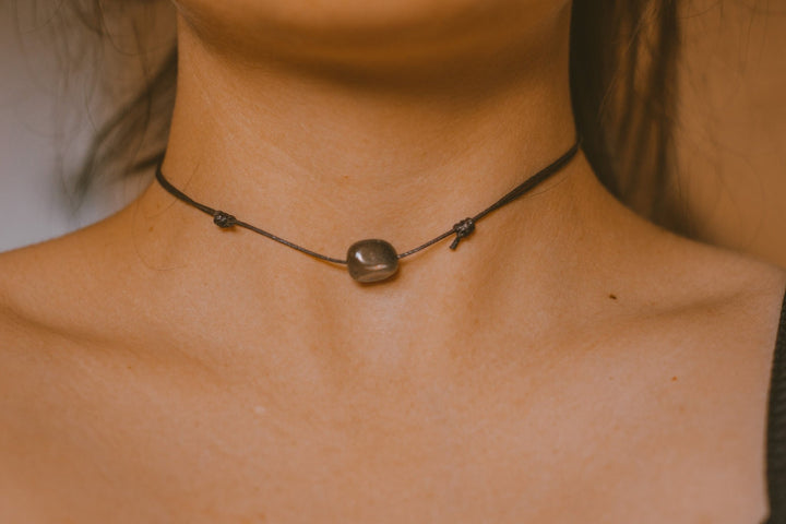 Minimalist Moonstone Necklace - SAME SUN CO