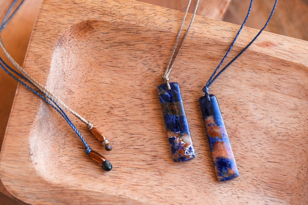 Sodalite Pendant Necklace - SAME SUN CO