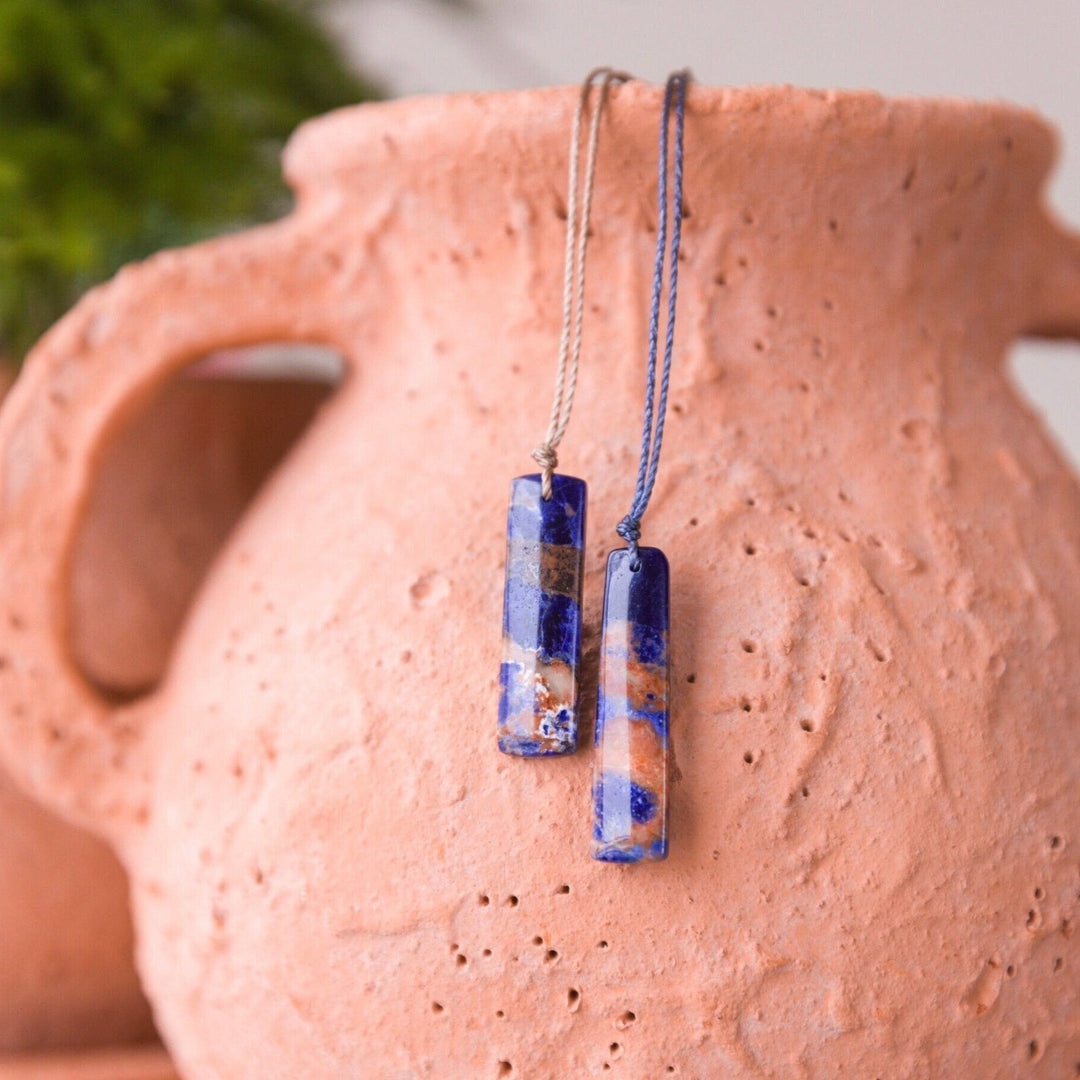 Sodalite Pendant Necklace - SAME SUN CO