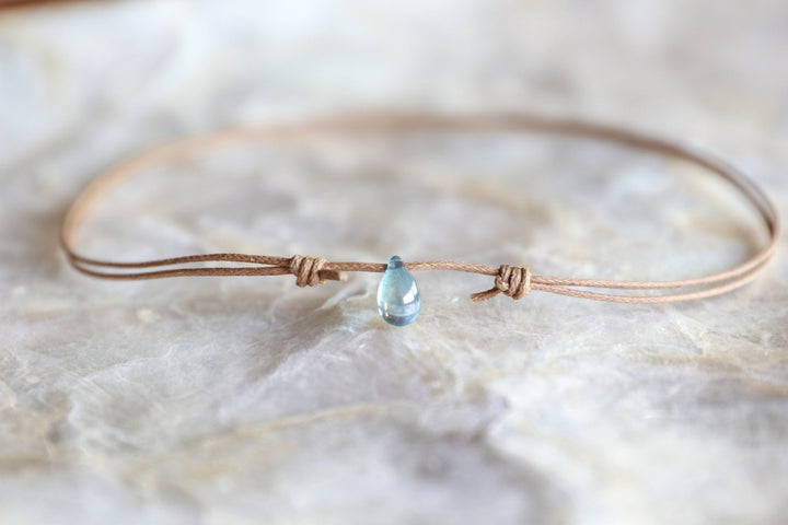 Steel Blue Teardrop Choker - SAME SUN CO