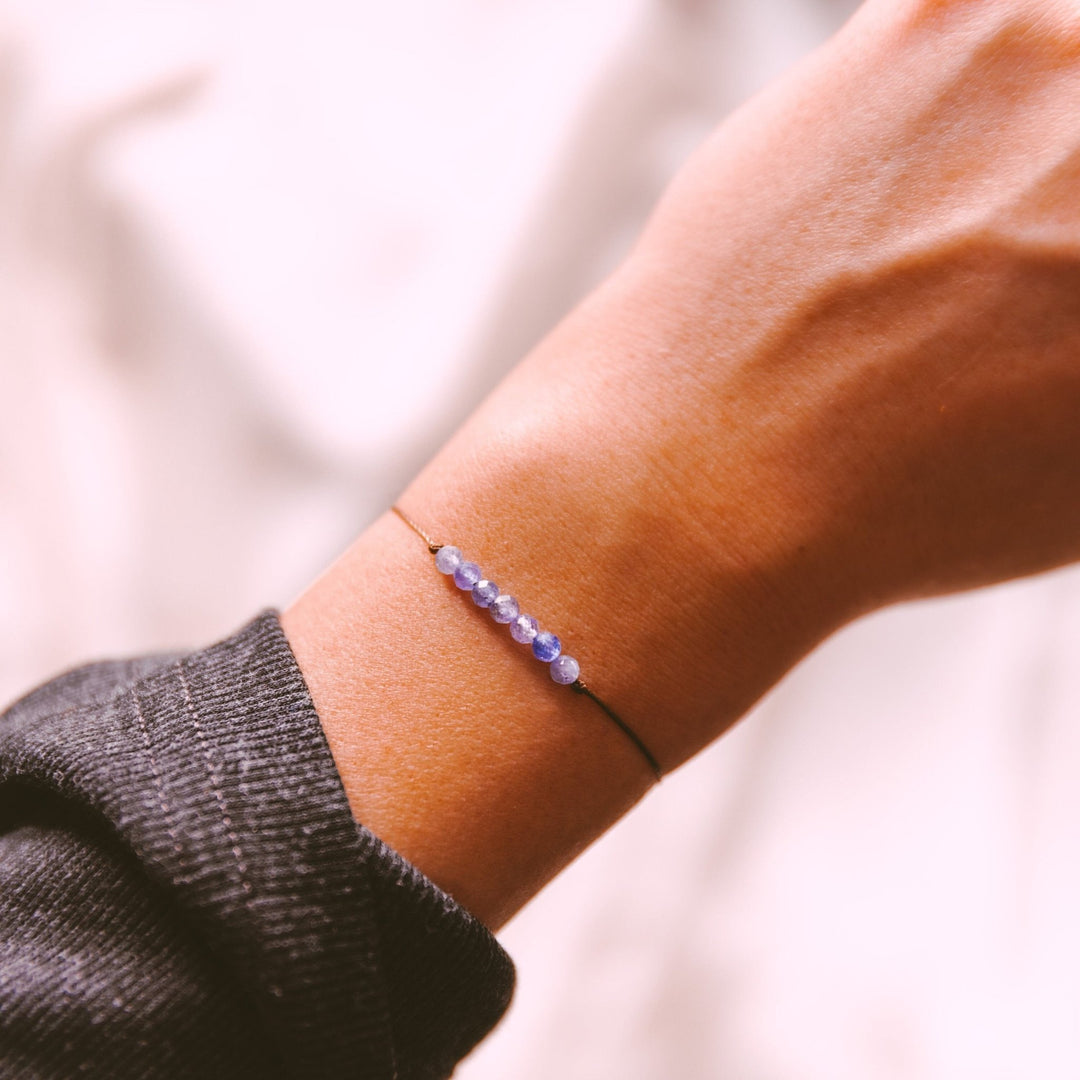 Tanzanite Bar Bracelet - SAME SUN CO