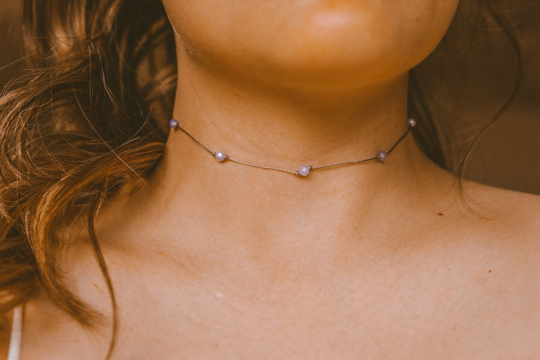 Tanzanite Choker Necklace - SAME SUN CO