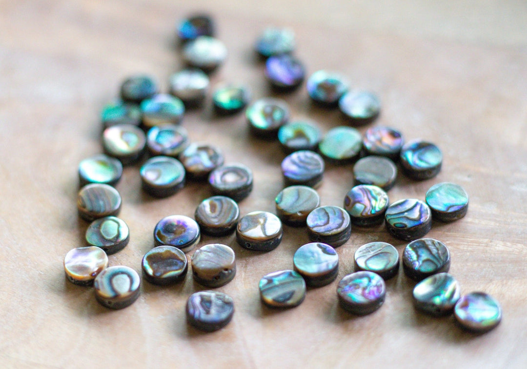 Ultra Dainty Abalone Necklace - SAME SUN CO