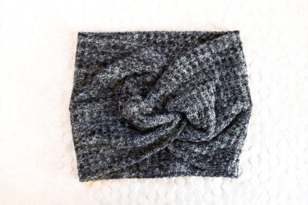 Waffle Knit Twisted Headband - SAME SUN CO