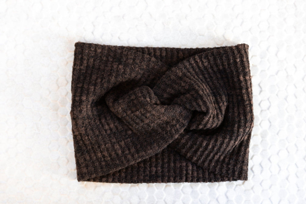 Waffle Knit Twisted Headband - SAME SUN CO