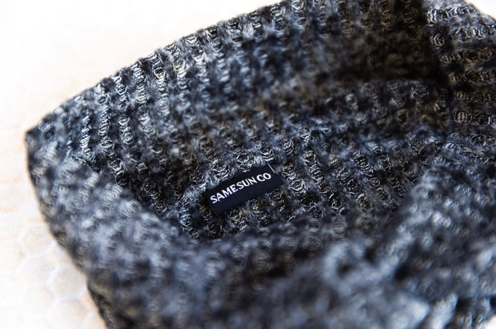 Waffle Knit Twisted Headband - SAME SUN CO