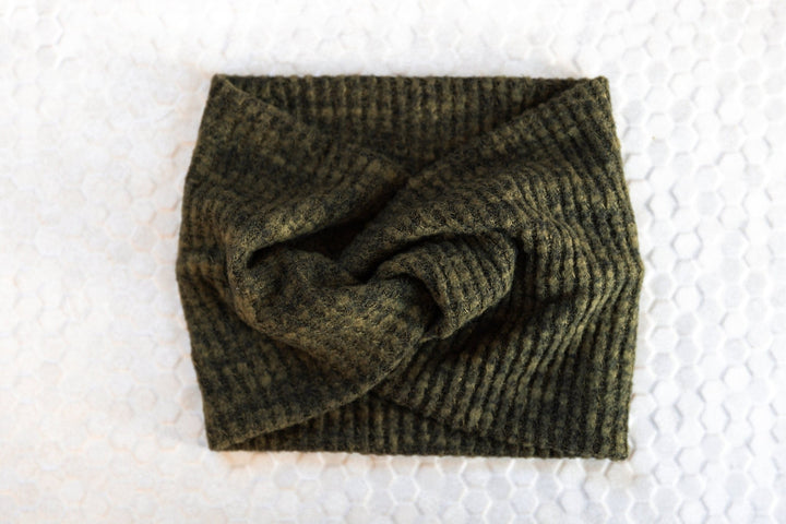 Waffle Knit Twisted Headband - SAME SUN CO
