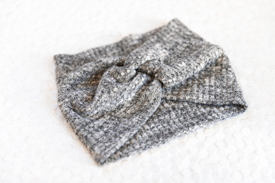 Waffle Knit Twisted Headband - SAME SUN CO
